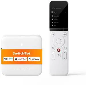 _Mega Brand Universal Remote Control with Hub Mini Matter Enabled, Multi-use Smart Remote with Customize App, Control 25 IR/Bluetooth Devices and 10 Scenes, Compatible with TV/AC/BLE Devices