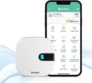 _Mega Brand Air - Smart Air Conditioner Controller. Apple HomeKit Certified. 60-Seconds Installation. Maintains Comfort and Energy Saving Features. Compatible with Google, Alexa, Apple HomeKit & Siri