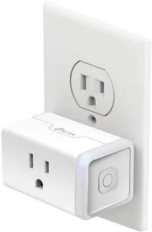 _Mega Brand  Plug Mini with Energy Monitoring, Smart Home Wi-Fi Outlet Works with Alexa, Google Home & IFTTT, Wi-Fi Simple Setup, No Hub Required (KP115), White