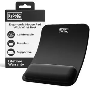 _Mega Brand  Ergonomic Mouse Pad Wrist Support - Comfortable Mouse Pad Wrist Rest - Wrist Relief Gel Mousepad - Non-Slip Base Aesthetic Mousepad for Gaming, Home, Office - Perfect for Computer, Laptop