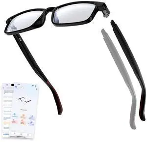 _Mega Brand Gen3 Smart Translation Glasses  Bluetooth Glasses with Dual Temples (Bluetooth+Standard), Real-Time AI Interpreter, Touch Control, Voice Assistant  Lightweight for Travel, Work, Business
