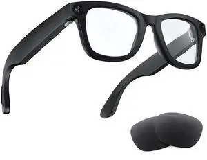 _Mega Brand AI Smart Glasses with Camera, 800W HD Bluetooth Camera Glasses, 1080P Video Recording Sunglasses, Real Time Translation, Voice Assistant, Open-Ear Audio for Travel, Meetings & Vlogging