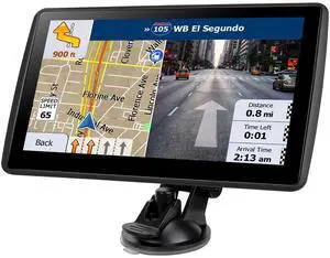 _Mega Brand Navigator for Car Truck RV - Touchscreen Navigation System,  North America Maps Free Lifetime Updates, Turn-by-Turn Voice Guidance, Speed & Red Light Warning, GPS Navigation for All Cars