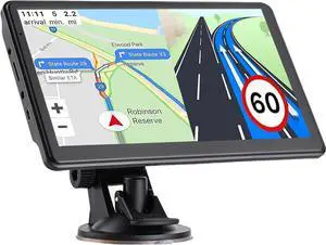 _Mega Brand GPS Navigator 7 inch Touch Screen 256-16GB, GPS Navigation for Car Truck RV, 2025 Maps , GPS Commercial Drivers Semi Trucker Navigation System, Spoken Turn-by-Turn Direction