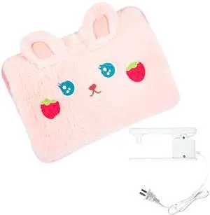_Mega Brand Electric Hot Water Bag with Cover- Rechargeable Heating Pad Hot Water Bottle for Pain Relief Cramps & Sore Muscles, Hot Compress Bag Hand Warmer for Outdoor/Indoor (Filled with Water)