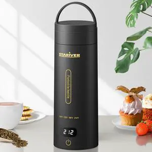 _Mega Brand Travel Electric Kettle, Portable Small Electric Kettle for Tea Coffee, Hot Water Kettle with 4 Temperature Controls and Keep-warm, 304 Stainless Steel Auto Shut-Off & Boil Dry Protection