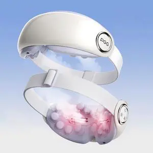 _Mega Brand  Massager with Steam & Heat - Bluetooth Music, 14 Massage Heads,Four Massage Modes for Dry Eyes,Dark Circles,Relax,Puffiness,SPA,Migraine Relief, Reduce Stye Eye, Great Gifts for Woman