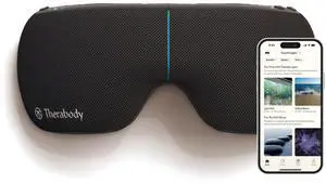 _Mega Brand SmartGoggles (2nd Generation) Heated Eye Mask & Eye Massager - Blackout Sleep Mask & Temple Massage for Personalized Relaxation, Stress Relief & Headache Relief