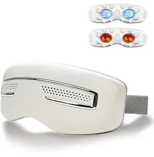 _Mega Brand Eye Massager with Heat and Cooling, Rapid Cooling Eye Massager for Puffy Eyes, Heated Eye Masks for Dry Eyes, Bluetooth Eye Mask for Sleeping, Birthday Gifts for Women/Men