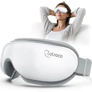 _Mega Brand Eye Massager with Heat, Birthday Gifts for Women, Heated Eye Mask with Bluetooth Music, Relax & Reduce Strain Dark Circles and Improve Sleep, Gift for Mom Dad Women Men