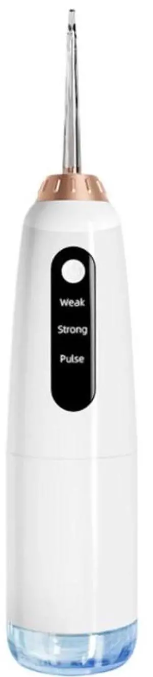 _Mega Brand Portable Water Flosser 310 ml, USB-C Rechargeable Oral Irrigator with LCD, 3 Modes 4 Jet Tips, IPX7 Waterproof Travel Water Pick, Teeth/Braces/Implant Clean, Collapsible 210-310 ml Tank,