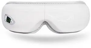 _Mega Brand Eye Massager 196g, Rechargeable Heated Eye Therapy Device with Vibration, 3 Modes Sleep/Refresh/Relax, USB-C Fast Charge, Foldable Portable Eye Mask for Travel/Home/Office,
