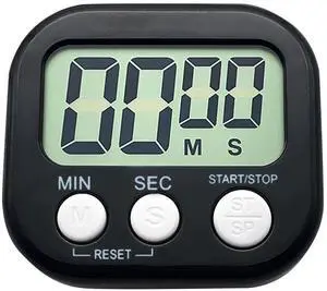 _Mega Brand 1 Package of Small Digital Kitchen Timers - Countdown & Count-Up Functions, Magnetic Back, Perfect for Cooking & Baking