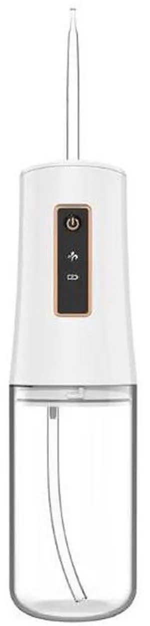 _Mega Brand Cordless Water Flosser 200ml, USB-C Rechargeable Oral Irrigator 3 Modes, 4 Jet Tips,  Waterproof Portable Water Pick, 40-Day Battery Travel Water Flossing for Braces, Implants, Bridges,
