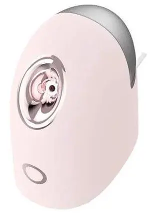 _Mega Brand Hot Facial Steamer 400g,Nano Ionic Face Steamer with 200 ml Tank, One-Touch Start, 10-Min Continuous Mist, Auto Dry-Burn Shut-Off, Plug-In Tabletop Humidifier for Deep Pore Cleansing,