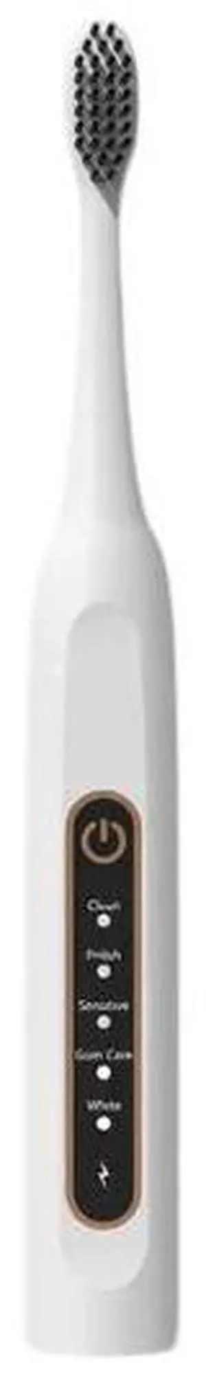 _Mega Brand  Electric Toothbrush65g, USB-C Fast Charge Smart Toothbrush with LCD Display, 5 Modes Clean/White/Sensitive/Polish/Massage, 2-Min Timer & 30-S Quad-Pacer, IPX7 Waterproof Travel Toothbrush