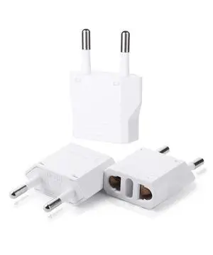 _Mega Brand 3 Pack European Travel Adapter - US to EU Plug Adapter