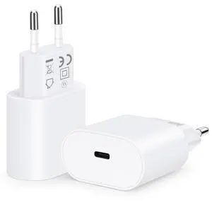 _Mega Brand European Travel Plug Adapter, 2-Pack 20W PD USB C Wall Charger Type C Fast Charging Block International Power Adaptor US to Europe EU for iPhone 17 16 15 14 13, iPad, Samsung, Pixel,
