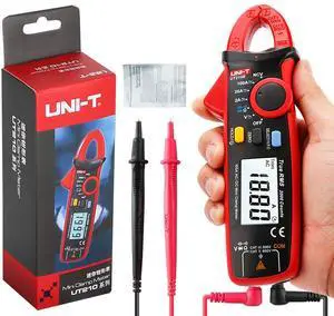 _Mega Brand  UT210E Mini Digital Clamp Meter 100A AC DC Current Voltage True RMS Pliers Ammeter Resistance, Capacitance, Diode Tester Multimeter