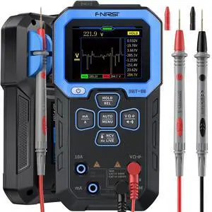 _Mega Brand Digital Multimeter 9999 Counts TRMS, Rechargeable Auto-Ranging Volt Meter with Recording and Monitoring Data Mode, Resistance, Capacitance, Diode, Frequency, NCV, Current Voltage Tester