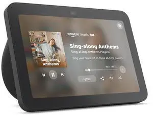 _Mega Brand Echo Show 8, With Spatial Audio, Smart Home Hub, ideal for open living spaces, includes Alexa, Charcoal