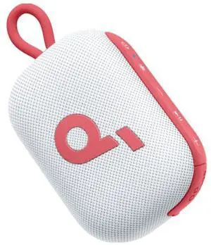 _Mega Brand Select 4 Go Bluetooth Shower Speaker by Anker, IP67 Waterproof/Dustproof, Portable, Wireless, 20H Playtime, Floatable, Powerful Sound, Electronics for Outdoors/Home/Office/Travel/Party-Red