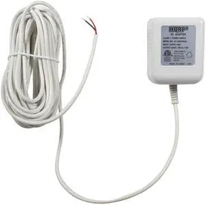 _Mega Brand C Wire Adapter 24V AC Transformer, 25ft Cable, ETL Listed, for Ecobee Nest Honeywell Emerson Smart WiFi Thermostat, Ring Wyze Blink Skybell Video doorbells