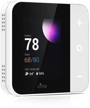 _Mega Brand  for Home with Touchscreen Color Display, WiFi Smart Thermostat Compatible with Alexa and Google Assistant, 7day/8period Programmable, Energy Saving, C-Wire Required, Screen Size 2.8"