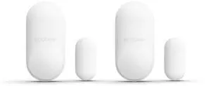 _Mega Brand Smart Sensor for Doors & Windows 2 Pack - Wifi Contact Sensor for Home Security, Energy Savings - Compatible with Smart Thermostats - Temperature sensor, white