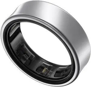 _Mega Brand Galaxy Ring, AI Smart Ring, Size First w/Sizing Kit, No App Subscription, Fitness Monitor, Sleep Tracker, Up to 7-Day Battery, Size 10, Titanium Silver