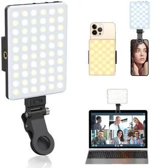 _Mega Brand Selfie Light, Phone Light with Front & Back Clip, 60 LED Portable Light with 3 Modes, 5000mAh Rechargeable Video Light for Phone, iPhone, IPad, Laptop, TikTok, Makeup, Live Stream, Vlog _Mega Brand Selfie Light, Phone Light with Front & Back Clip, 60 LED Portable Light with 3 Modes, 5000mAh Rechargeable Video Light for Phone, iPhone, IPad, Laptop, TikTok, Makeup, Live Stream, Vlog