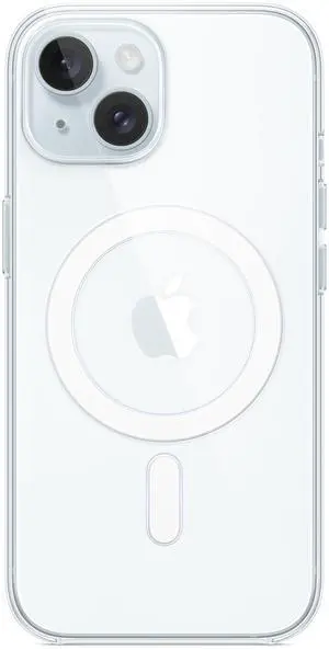 _Mega Brand iPhone 15 Clear Case with MagSafe: Lightweight Phone Case, Wireless Charging Compatible, Smooth Glossy Finish