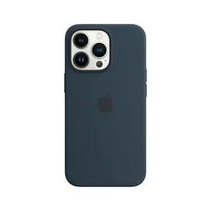 _Mega Brand iPhone 13 Pro Silicone Case with MagSafe  Abyss Blue