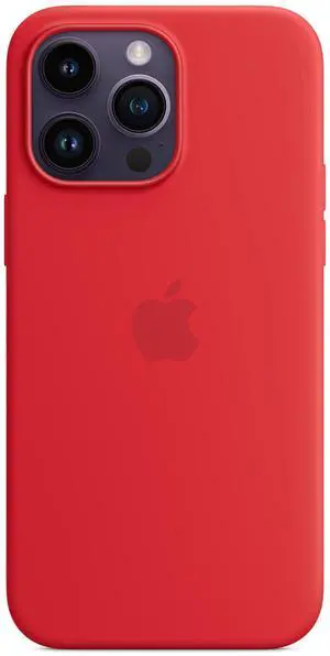 _Mega Brand iPhone 14 Pro Max Silicone Case with MagSafe - (Product) RED