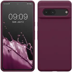_Mega Brand Case Compatible with Google Pixel 7 Case - TPU Silicone Phone Cover with Soft Finish - Bordeaux Violet
