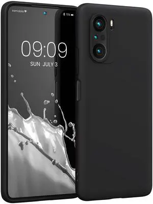 _Mega Brand Case Compatible with Xiaomi Mi 11i / Poco F3 Case - Soft Slim Protective TPU Silicone Cover - Black