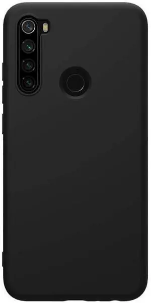 _Mega Brand Xiaomi Redmi Note 8 Case,Slim Thin Soft Skin Silicone Flexible TPU Gel Lightweight Anti-Scratch Shockproof Phone Cases Protective Cover for Xiaomi Redmi Note 8,Matte Black