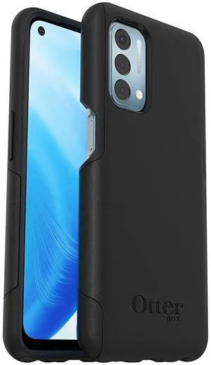 _Mega Brand OnePlus Nord N200 5G Commuter Series Lite Case - Black, Slim & Tough, Pocket-Friendly, with Open Access to Ports and Speakers (no Port Covers),
