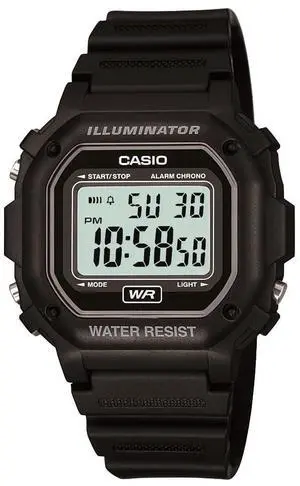 _Mega Brand Men's F108WH Illuminator Collection Black Resin Strap Digital Watch