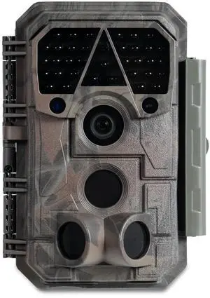 _Mega Brand P70 Trail Camera, 64MP 1296p, Game Cameras with No-Glow IR Night Vision, Motion Activated, Waterproof for Wildlife Deer Cams, Hunting