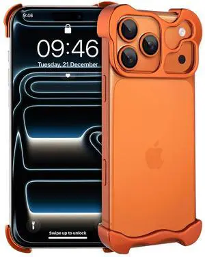 _Mega Brand Phone Case Compatible with iPhone 17 Pro Compatible with Lens Camera Protection, Frameless Minimalist Design, Extremely Highlighting Personality.