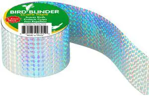 _Mega Brand  Triple Thick Repellent Scare Tape (Double Sided) - Reflective Bird Deterrent - Scare Birds Away, Geese, Pigeon, Duck, Woodpecker - Anti Bird Outdoor Devices 147 feet x 2 inches