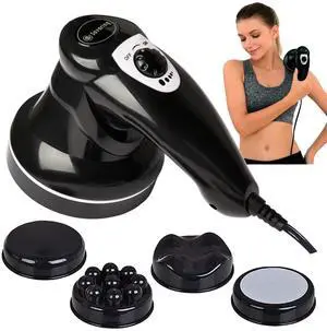 _Mega Brand  Body Sculpting Machine for Women - 6-Speed Cellulite Massage & Lymphatic Drainage Device with Lipo Roller, Handheld Home Use for Belly Fat, Stomach, Thighs & Buttocks Sculpting
