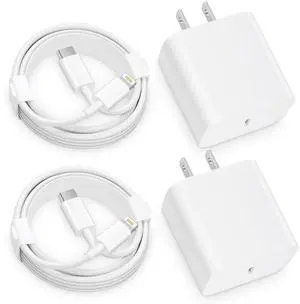 _Mega Brand Phone 12 13 14 Fast Charger, 2-Pack 20W PD Type C Charger with 6FT USB-C Charging Cable Compatible with Phone 14 13 12 11 Pro Max/Pro/Plus/Xs/XR/X