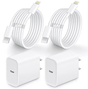 Fast iPhone Charger Block Compatible with iPhone 13 14 Fast Charger Cord 6 FT, MFI Certified for 2 Pack 20W PD iPhone Charger Fast Charging iPhone 14 13 12 11 Pro Max,14 Plus,XR,XSMAX-White Fast iPhone Charger Block Compatible with iPhone 13 14 Fast Charger Cord 6 FT, MFI Certified for 2 Pack 20W PD iPhone Charger Fast Charging iPhone 14 13 12 11 Pro Max,14 Plus,XR,XSMAX-White