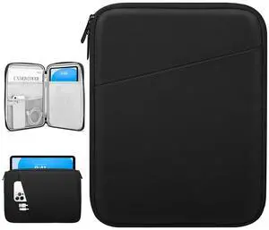 _Mega Brand 9-11 Inch Tablet Sleeve Bag Carrying Case for iPad (A16) 11th Gen 11", iPad 10th Gen 10.9" Air 5/4, i-Pad Air/Pro 11", i-Pad 9/8/7th, Galaxy Tab A9+ Plus 11", Remarkable 2 10.3", Black