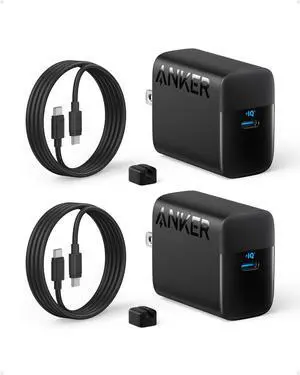 _Mega Brand 45W USB C Charger Block, PPS Fast Charger with USB-C Cable for iPhone 17/16 and More Series, iPad, Galaxy S24 Ultra (2-Pack 5 ft Cable Included)