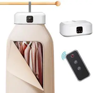 _Mega Brand Portable Clothes DryerMini Laundry Dryers with Remote Control, Small Compact Foldable Electric Drying Machine with Dry Bag for Travel,RV, Home,Apartment