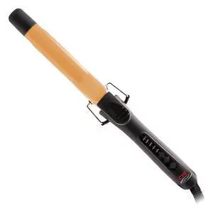 _Mega Brand Ceramic Curling Iron, Hair Curler for Smooth & Shiny Curls, Adjustable Temperature & Automatic Shut-Off, 1" Barrel, Black