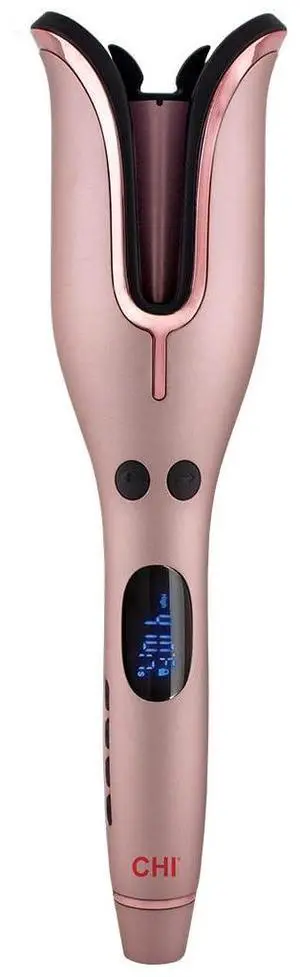 _Mega Brand Spin N Curl, Curling Iron For Healthy & Shiny Effortless Curls & Waves, Provides Preset Temperature Settings For Each Hair Texture, Rose Gold